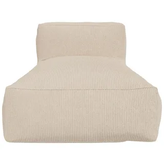 Vente-Unique Recamiere, Beige, Textil, Uni, 1-Sitzer, 95x80x175 cm, Wohnzimmer, Sessel, Relaxliegen