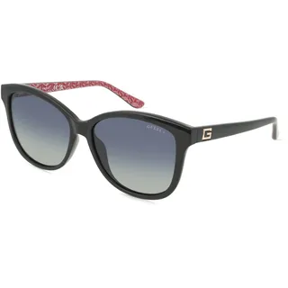 GUESS GU7920 Damen-Sonnenbrille Vollrand Rund Acetat-Gestell, schwarz