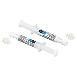 GROHE Kleber 2x, Bad Accessoires ohne Bohren kleben (geeignet für Marmor, Fliesen, Glas, Kunststoff, Holz, Metall etc., Aushärtungszeit 24 Stunde... - Weiß