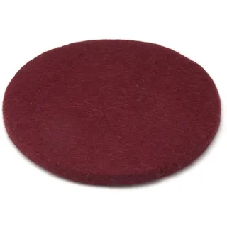 feelz Sitzkissen rund Filz Verschiedene rot-, gelb- und orangetöne 100% Wolle 35 cm Höhe 2-3 cm Handarbeit (weinrot)
