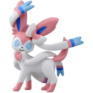 TAKARA TOMY - Pokemon Moncolle Mini Figure - M-096 Sylveon NINFA - Go Catch 'Em All - Figures StaticheFigures Statiche