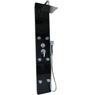 Home Deluxe Duschpaneel DIVE Schwarz