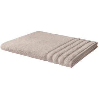 Handtuch Baumwolle Plain Design - Farbe: Taupe, Größe: 90x200 cm