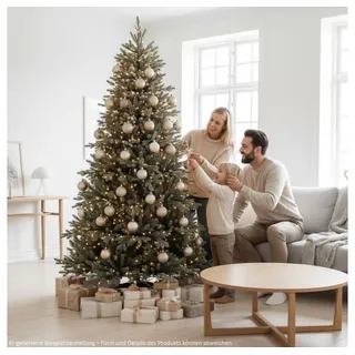 RS Trade Weihnachtsbaum künstlich Nordmann Classic grün 150 cm