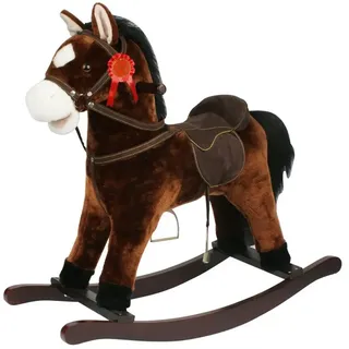 Sport One Rodeo Holz Schaukelpferd - Dark Brown - One Size