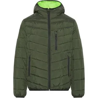 CHIEMSEE Jacke mit leicht glänzender Optik, Größe S in Grau Kombu Green