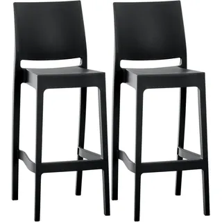 CLP Barhocker Maya 105 x 45 x 51 cm Schwarz