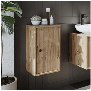 Roomart Badmöbel-Set GUSTO 120 cm, 4-teilig – Soft-Close, Seitenschrank, (Komplett-Set, Waschbeckenunterschrank, Waschbecken, Spiegelschrank, Seitenschrank), Soft-Close, Seitenschrank & Spiegelschrank mit Einlegeböden beige