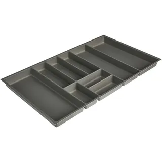Nobilia Besteckeinsatz 90 x 4,9 x 50 cm Kunststoff grau