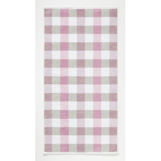 Handtuch KARO rose (BL 50x100 cm) - rosa