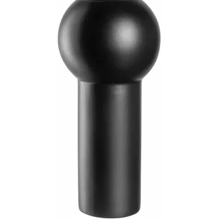 LEONARDO Dekovase »Keramikvase BOLLA«, (Set, 4 St.), schwarz - DH 9.30x31 cm nur zu Dekorationszwecken, handgemacht, zum Stellen, Dekoration, Vasen, Keramikvasen