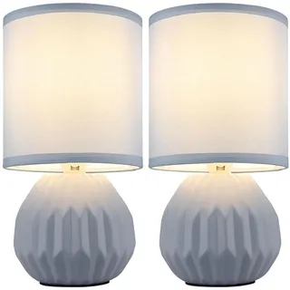 GLOBO Tischlampe Blau 2 St.