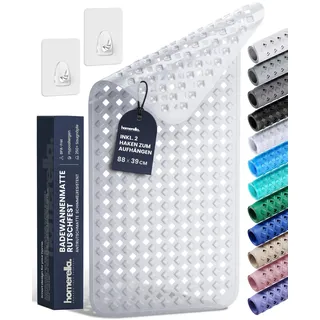 Homerella Badewannenmatte rutschfest Transparent