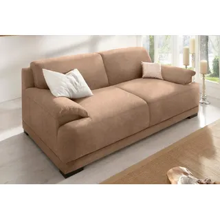 Home Affaire Couch Mikrofaser 3-Sitzer Beige