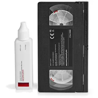 VHS Reinigungskassette Reinigungscassette Reinigungsband Videokopf für Aufnahme Wiedergabeköpfe Reinigung Kassette Set