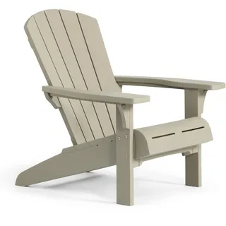Keter Troy Adirondack Gartenstuhl, Sandfarben