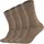 Soft Crew 4er Pack Braun 35-38