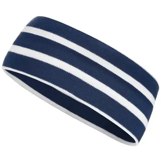 modAS Stirnband Unisex 2535 Kopfband Maritim Kinder und Erwachsene zweilagig Baumwolle Streifen & Unifarben, leichter Tragekomfort, Formstabil & Pflegeleicht blau 2 - bis 54 cm Kopfumfang (Kind)