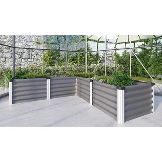 Vitavia Hochbeet Meta 185 x 185 x 40,3 cm Granit