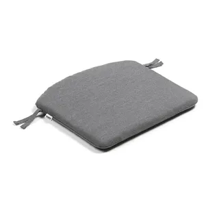 Nardi - Doga Bistro Stuhl Sitzkissen, 38,5 x 40,5 cm, Fumo Sunbrella