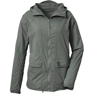 KILLTEC Damen, Leichtstretchjacke mit Kapuze/Sportjacke KOS 166 WMN JCKT, mittelgrau, 38, 44331-000