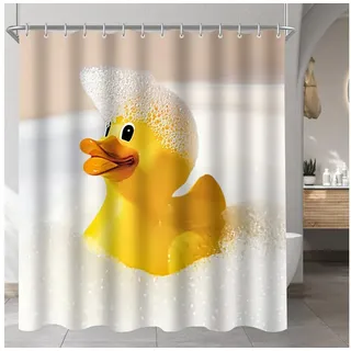 luxuskollektion Duschvorhang 180 x 180 cm gelb