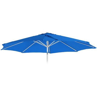 Mendler Ersatz-Bezug für Sonnenschirm N18, Sonnenschirmbezug Ersatzbezug, Ø 2,7m Stoff/Textil 5kg ~ blau