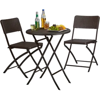 Gartenmöbel set witterungsbeständig Klappmöbel Set Balkonmöbel Set klappbar