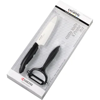Kyocera FK-110WH-BK+CP-10-BK_BLS Starter-Set, Keramik, 2 Einheiten, schwarz