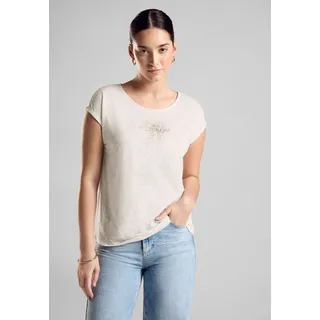 STREET ONE Trägertop mit Burnout-Optik beige 44 EU