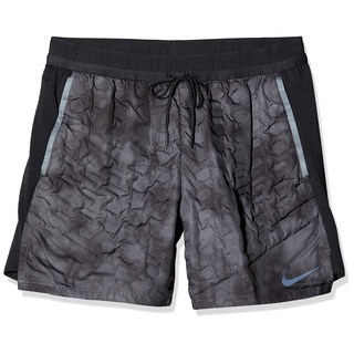Nike Herren Pro Aeroloft Shorts Badeshorts, Grau (Dark Grey/Black), (Herstellergröße: Large)
