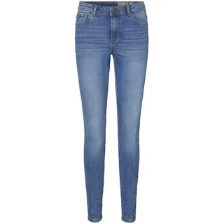 Vero Moda Tanya Normal Waist Skinny Jeans Medium Blue Denim L 30