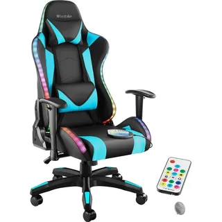 Tectake Tartaros Kunstleder Schwarz