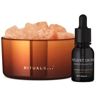 Rituals Raumduft Rituals Velvet Oudh Salzsteindiffuser – Kristalle 20 ml (Holzig-floraler Duft mit Oudh, Rose & Safran, 1-St)