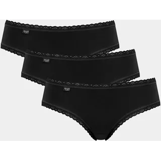 SLOGGI 24/7 Cotton Lace Hipster 6 St. Schwarz 36