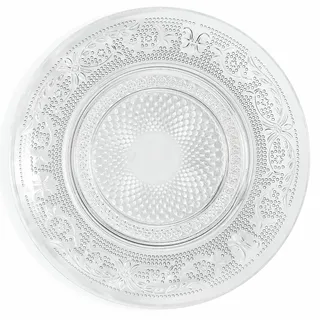 Villa d'Este Home Tivoli 6er Set Brotteller Ø 15 cm aus Glas, Imperial
