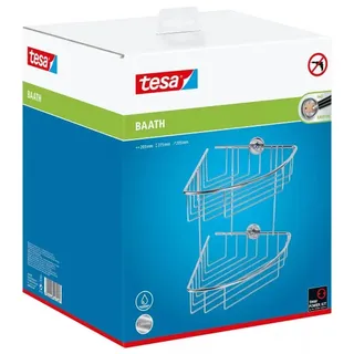 Tesa Eckablagekorb BAATH+ zweistöckig zum Kleben