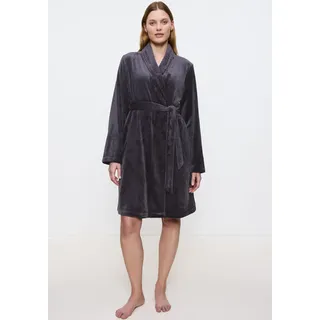 Triumph Morgenmantel Robes Fleece Robe 01 Blau S