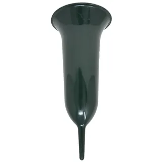 WIBO Grabvase Tulpe 26 cm Dunkelgrün