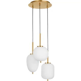 Nova Luce Lato 3-flg. E14 60 cm gold, weiß