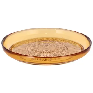 Bitz Kusintha Glasteller 18 cm Amber
