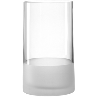 Leonardo Vase NOVARA, Weiß - Transparent - Glas - H 26 cm