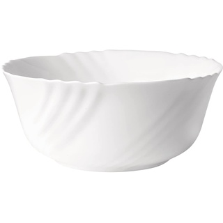 Bormioli Rocco Salatschüssel EBRO weiß 23 cm, Glas opal, 1 Stück