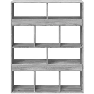 vidaXL Bücherregal 100 x 33 x 187,5 cm Grau