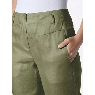 Heine Leinenhose Elegant Grün 34
