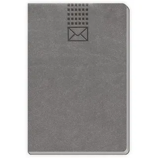 Trötsch Verlag Adressbuch Soft Touch Mini Anthrazit