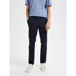 Selected New Miles Slim Fit Chinohose Blau 30 32