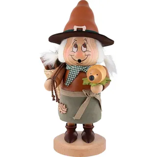 Christian Ulbricht GmbH Räuchermann Wichtel Waldweibl 31,5 cm braun/bunt