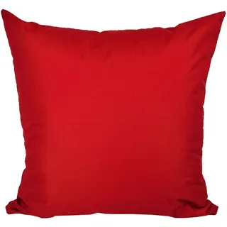 JACK Dekokissen 50x50cm Outdoor Lounge Kissen inkl. XXL Füllung Sitzkissen, starke Füllung, Robust, Strapazierfähig, Wasserabweisend, Innen&Außen rot