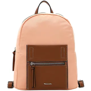 Rucksack TAMARIS "Rucksack TAS Fabrizia", Damen, Gr. B/H/T: 29cm x 34cm x 13cm, orange (apricot 642), Polyester, Rucksäcke Rucksack